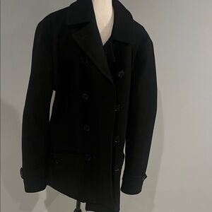 Express Black Trench Coat